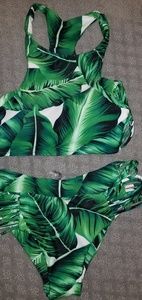 Tropical swim suit
